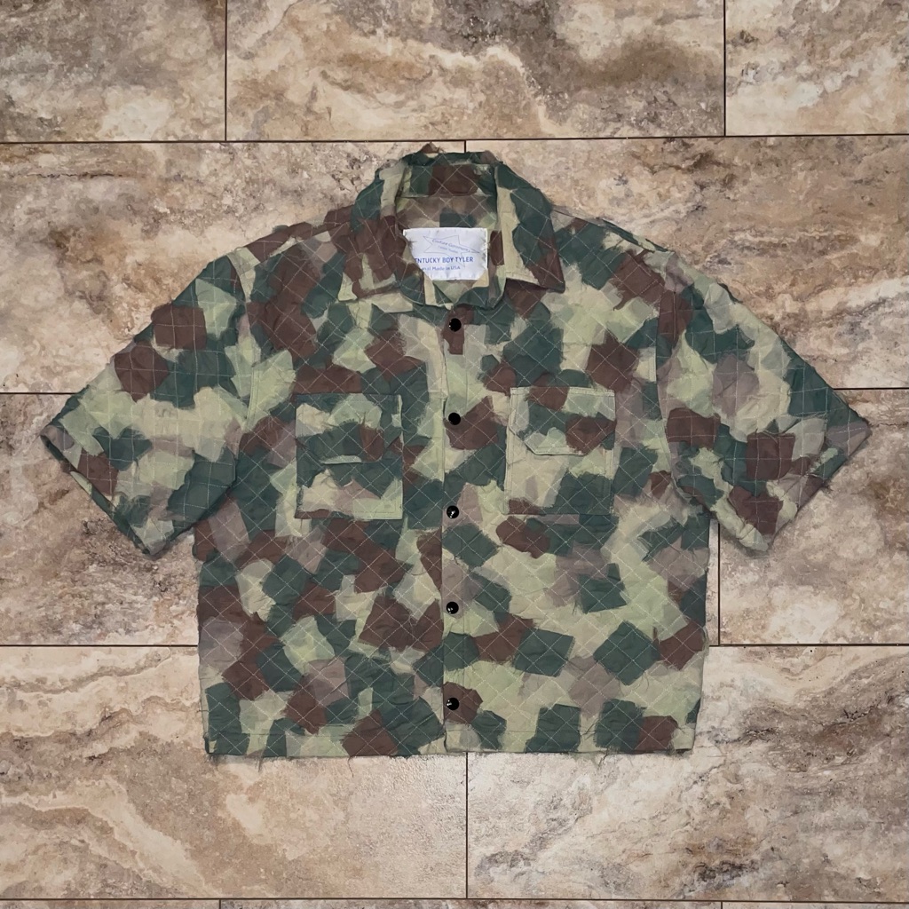1 Of 1 Kentucky Boy Tyler Button-Up Shirt Camo Size Large